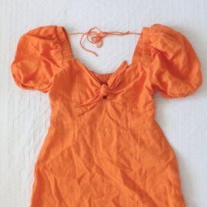 & Other Stories: Orange Medium Dress